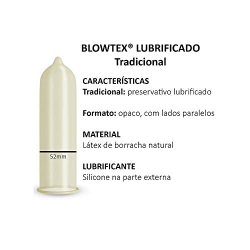 Kit C/ 2 Pacote Preservativo Blowtex Lubrificante L9 P3