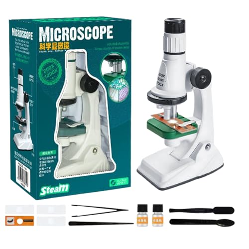Kit microscope enfant avec loupe, le cadeau éducatif idéal pour Noël