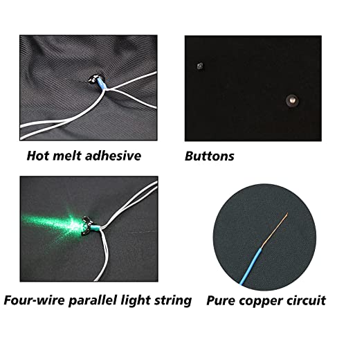 2x8m LED Sfondo del Palcoscenico,Pieghevole LED