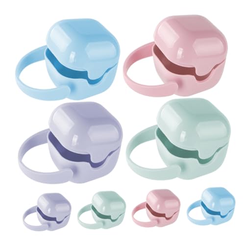 Étui pour tétines étanche Vaguelly avec poignée pratique pour poussette - lot de 8