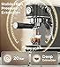 atatix 20 Bar Espresso Machine with Milk Frother, Compact Espresso Maker, Stainless Steel Coffee Machine with Precise Temp Control & 44oz Removable Water Tank for Latte, Cappuccino, Dark Grey