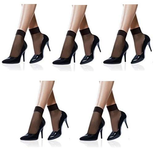 missby Soft, Thin And Transparent Multi-Use Women's High Sheer Ankle Length Socks (Variations: Colour & Quantity)-picture-33