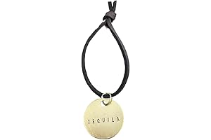 Personalized Liquor Decanter Decal Label on a Chain