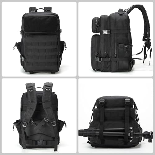 Image of gracedon Tactical Backpack - Military Molle Bag 3 Days Pack for men and Women Large Assault Rucksack 45L