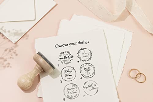 Stamp By Me | Custom Wedding Stamp | Wedding Stamp | Personalized Wedding Stamp | Rubber Wedding Stamp | Diy Wedding | Wedding Card | Wedding Invitation #TOP2