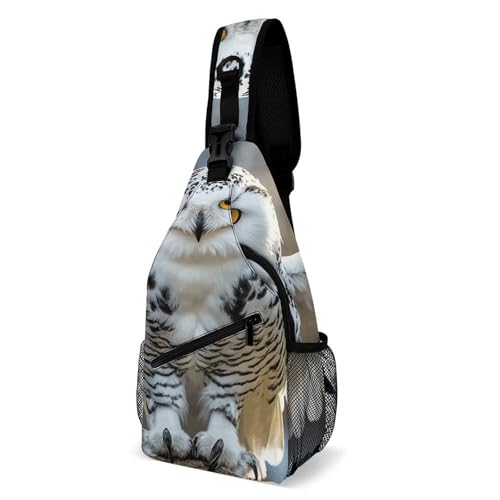 Dolphins Sling Bag for Men Women - Adjustable Crossbody Chest Backpack, 15