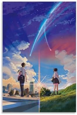 HFGPBVjk Anime Your Name Characters Art Poster Pintura Decorativa...
