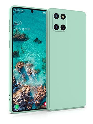 MyGadget Coque Silicone Compatible avec Samsung Galaxy Note 10 Lite - Case TPU Souple & Soft - Cover Protection Extra Fine & Légère - Étui Coloré Anti Choc et Rayures - Vert Menthe Cover