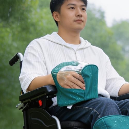 Housse pour panneau de commande de fauteuil roulant imperméable joystick 4 roues