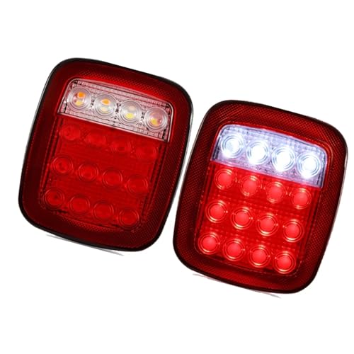 Feux arrières pour Jeep Wrangler YJ TJ CJ optique arrière robuste avec feu de recul