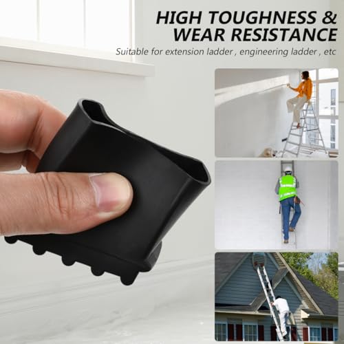 Fundas antideslizantes para escalera con base de caucho protector de suelos 4