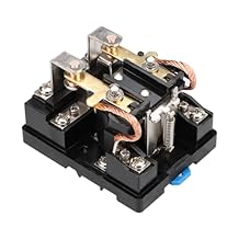 High Power Relay JQX-62F-2Z, Coil Voltage AC 220V 120A, DPDT 2NO 2NC, Electronmagnetic Relay, 35mm Rail Mount AC 220V, 1