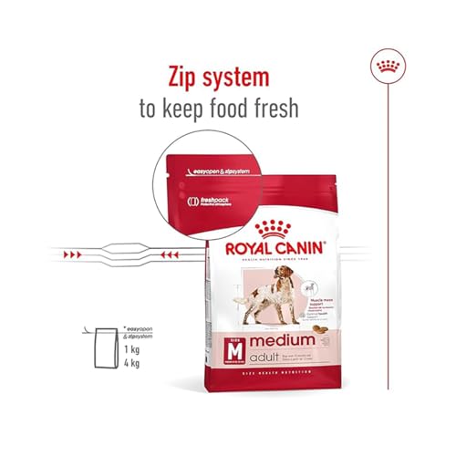 Royal Canin Medium Adult, 1er Pack (1 x 10 kg Beutel) - Hundefutter