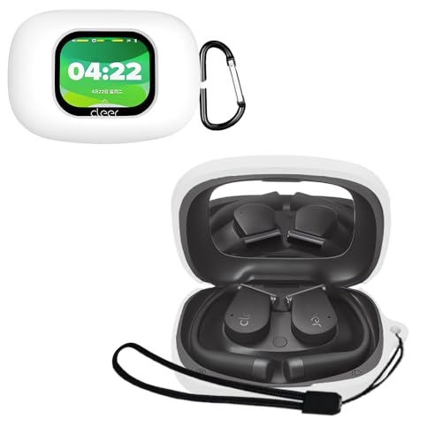 For Cleer ARC 5 �P�[�X YILLIONS �_�炩�ȃV���J�Q���̃X�|�[�c�N�[���ȃf�U�C�� �Ռ��z�� �h�� �h�o �y�� �����h�~�p�̃t�b�N�𓋍ڂ��� �X�����\�t�g �P�[�X �J�o�[ Cleer ARC5 �J�o�[�i�z���C�g�j