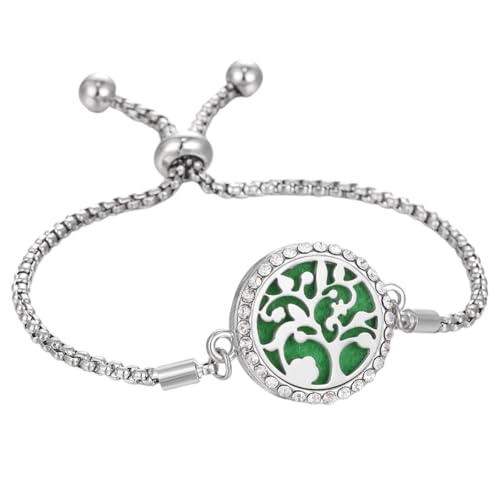 Pulsera difusora aromaterapia joyería árbol de la vida