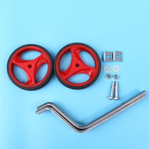 Ruedas de Entrenamiento para Bicicleta Toyvian, 12-20 Pulgadas, con Soportes Rojos y 2 Silbatos de Presión de Aire de Color Aleatorio miniatura 6