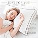 Bedufsar Bed Pillows for Sleeping, Queen Size Pillows Hotel Quality Set of 2, Fluffy and Supportive Gusseted Pillows for Side and Back Sleepers, Cooling Down Alternative Soft Pillow (20x30 in)
