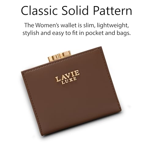 Image of Lavie Luxe Women's Frame25 Small Bifold Wallet | Gift for Women