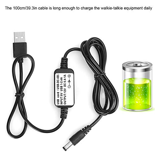 M Ugast Walkietalkie Charger Cable,100Cm/39.3 Inch Portable Walkie Talkie Usb Charging Line,For Tyt Th-Uv8000D Th-Uvf8 Tc-3000 Tc-Md280 Md380 Md390 Md 390 Two-Way Radios #TOP3