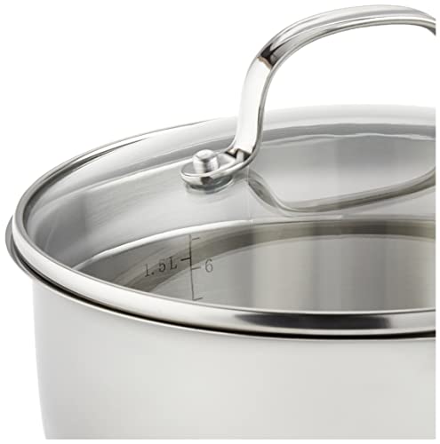 Image of Cuisinart 719-18P Chef's Classic Stainless 2-Quart Saucepan with Cover,Silver (Pack of 4)