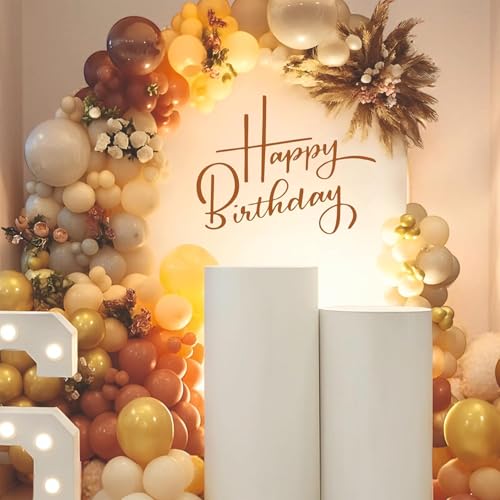 Image of Brown, Grey, Beige and Golden Balloons, Pack of 67 Pcs for Birthday decoration, Anniversary decoration, Home Decoration Items