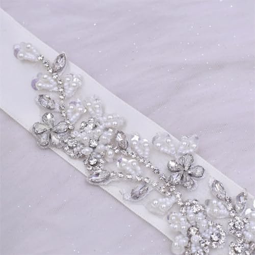 DBFBDTU Women Wedding Belts Bridal Flower Belt For Party Dresses Belt For Bridal Gowns3