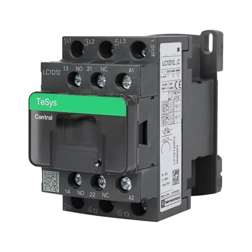 Contacteur tripolaire CA LC1D38 version noire haute performance 48V