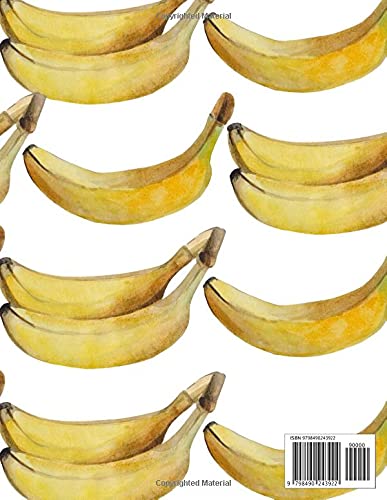 My Recipe Book: Blank Recipe Book To Write In With Cute Banana Design: Blank Recipe Book To Write In, Personalized Recipe Book, Blank Recipe Book for ... Holiday Gift Ideas, Blank Cookbook Gift image 3