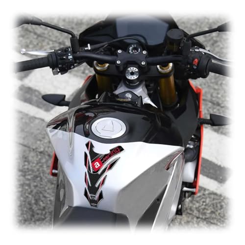 labelbike - Autocollant 3D Moto Réservoir Protection et Décoration en Résine Compatible avec Aprilia Racing