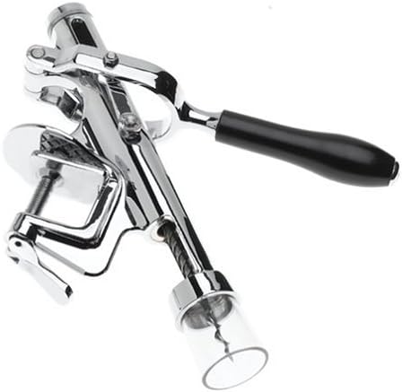 Stainless Steel Table-Mount Corkscrew