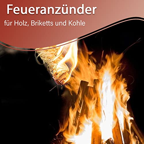 TOSANEO 2kg Öko Anzünder Holzwolle Anzündwolle Kaminanzünder Grillanzünder Ofenanzünder Holzanzünder Feueranzünder Grill… - Image 7
