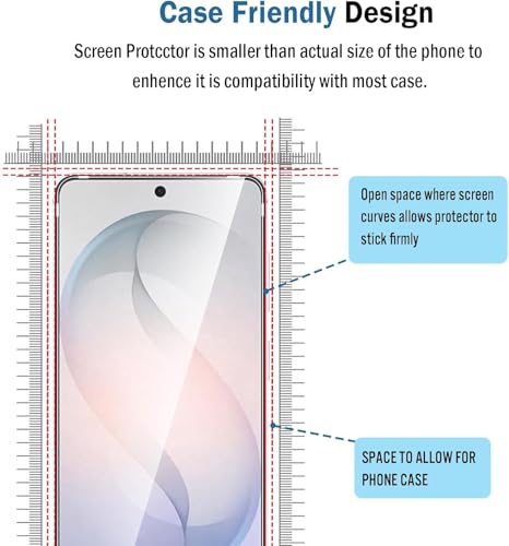 Image of SHILD (Pack of 2) Tempered Glass Screen Protector for Samsung Galaxy S26 (6.2 inch) | HD Clarity | 9H Hardness | Fingerprint Sensor Compatible | Anti-Scratch | Case Friendly | Easy Installation