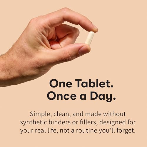 Garden of Life Once Daily Whole Food Multivitamin for Men, Organic Mens Vitamins & Minerals, Vitamin C, Zinc, Vegan, for Health & Well-Being, 60 Tablets - Image 7