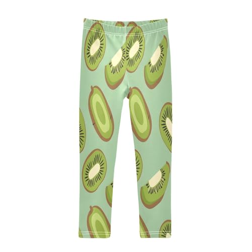 Bolaz Toddler Girls Leggings Printed Yoga Pants Leggings Cut Kiwi for Kids
