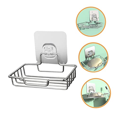 Stobaza Stainless Steel Soap Holder Bathtub Tray Stainless Steel Serving Tray Square Soap Holder Soap Dish Bar Soap Holder For Shower Soap Dish For Shower Kitchen Soap Boxes Soap Savers #TOP4