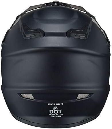Ski-Doo XP-3 Pro Cross Helmet (Matte Black, Small) 4482580493
