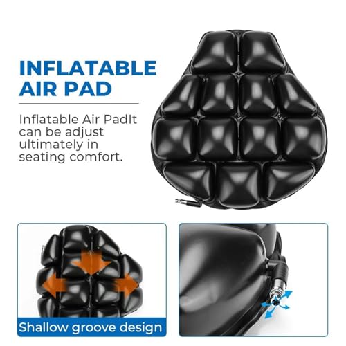 Funda de asiento comoda para aliviar la presion en Yamaha MT07 L 4