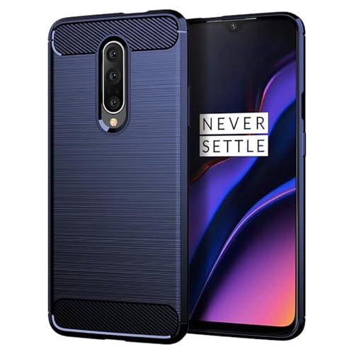 Sidande Case for OnePlus 7 Pro Case, GM1910 Case, Ultra Slim Phone Cover with Shock-Absorption TPU Rubber Protective Cases for OnePlus 7 Pro Navy Blue