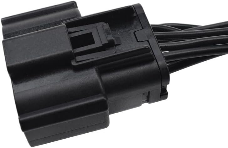 Car Headlight Connector Plug Pigtail Harness Black 68364272AA compatible with the 2015 2016 2017 2018 random-access memory 2500 2020