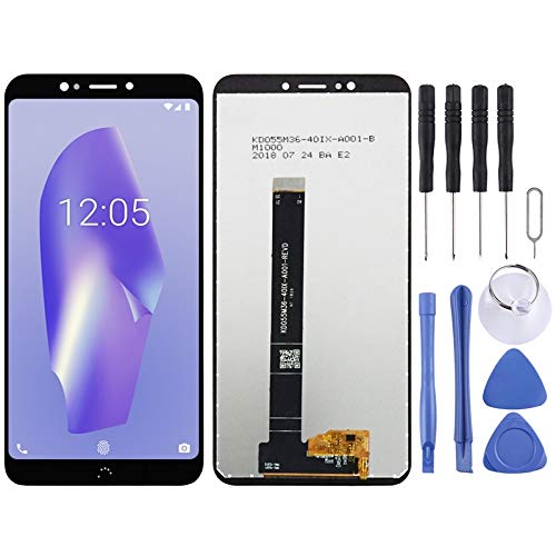 Ecran LCD compatible BQ Aquaris C vitre tactile noire pour remplacer pièce