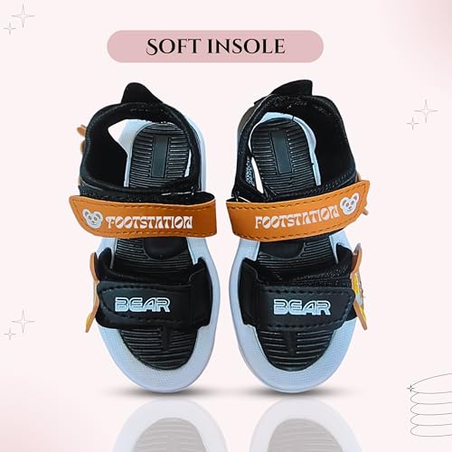 Image of Bear Kids Sandals, Attractive Colors And soft Sole, welcro Closure (Age 1 to 6 Years)