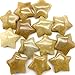 Fangyid Specimen Natural Yellow Crystals Stone Carved Star Shaped Smooth StoneCrystals Room DecorationStone