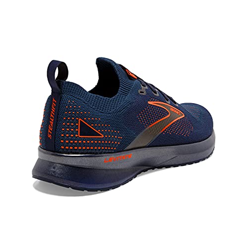 Image of Brooks Men's Levitate StealthFit 5 Neutral Running Shoe, Peacoat /Titan /Flame, 9