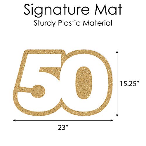 Big Dot Of Happiness We Still Do - 50Th Wedding Anniversary - Guest Book Sign - Anniversary Party Guestbook Alternative - Signature Mat #TOP3