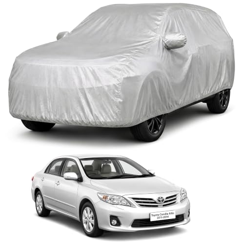 Image of Autofact Car Body Cover Compatible with Corolla Altis 2015-2018 | Custom Fit Car Cover | 100% Water-Resistant| Triple-Stitched Lightweight Fabric | Dustproof | Indoor & Outdoor Use | Elastic Bottom