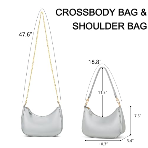 Image of KKXIU Shoulder Bag for Women Cute Hobo Purses and Handbags Retro Clutch Underarm Purse | Cute