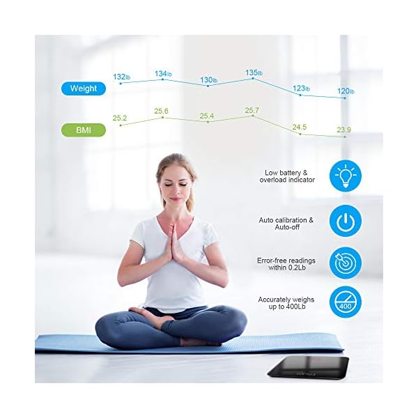 LOFTILLA-Bathroom-Scale-for-Body-Weight-BMI-Scale LOFTILLA Scale for Body Weight, Weight Scale, Digital Bathroom Scale, 396 lb Weighing Scale