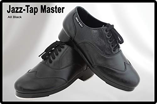 Miller & Ben Tap Shoes, Jazz-Tap Master, All Black Professional Tap Shoes (41 EU) by Miller & Ben - Used condition - Image 2