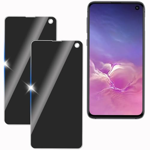KULAIKE【2 Piezas Protector Pantalla Privacidad para Samsung Galaxy S10e,Cristal Templado Anti Espía,Sin Burbujas,Anti-Espía Vidrio Película,Privacy Screen Protector,9H Dureza,Anti-Arañazo