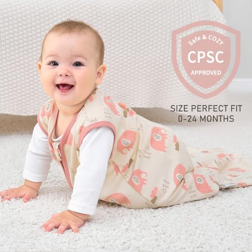 Image of Yoofoss Baby Sleep Sack 24-36 Months Wearable Blanket for Babies 100% Organic Cotton 2-Way Zipper TOG 0.5 Toddler Sleeping Sack 3 Pack, Sleep Sacks